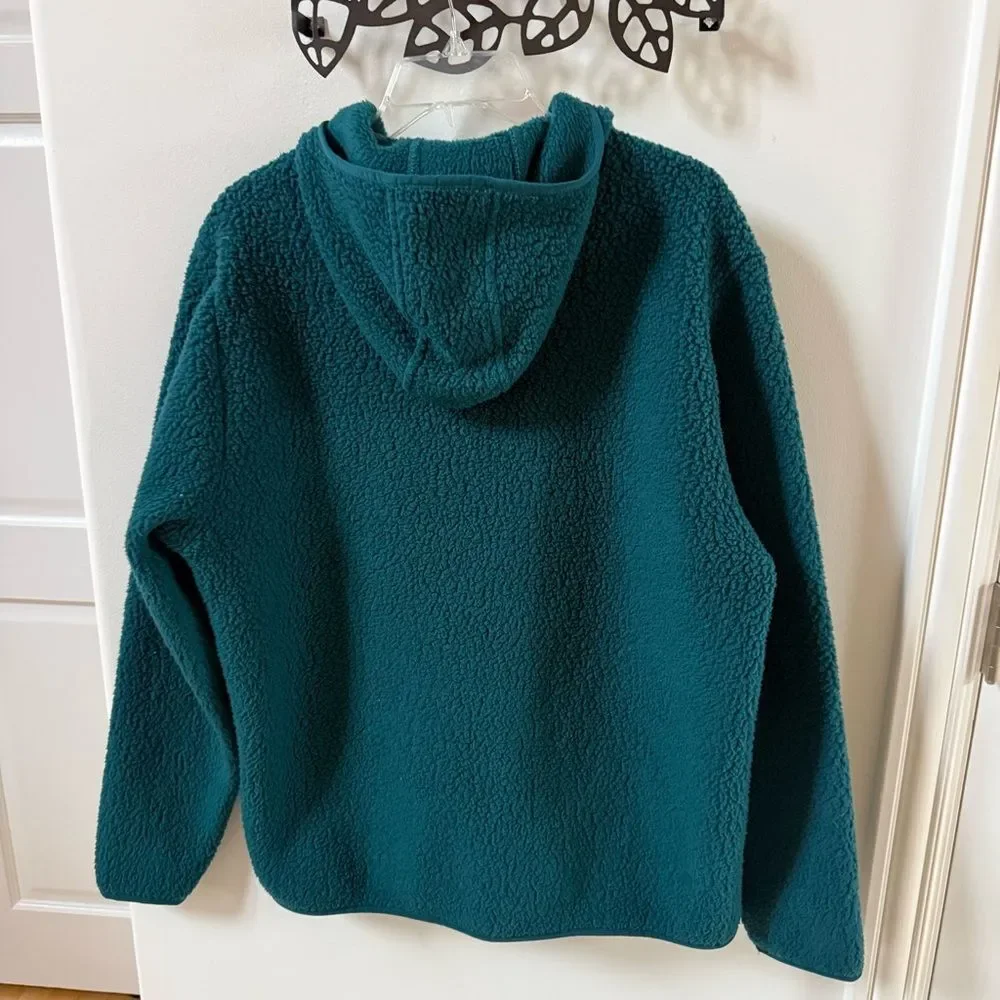 Patagonia Men's Retro Pile Pullover in Dark Borealis Green M